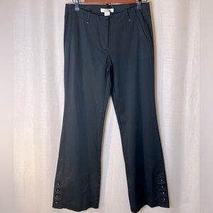 White House/Blk Mrkt black casual cotton pants size 6
